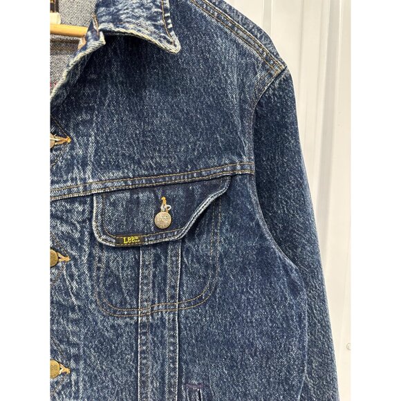 Vintage 90s Lee Jeans Hard Rock Cafe Oversized Jacket Size Small (Fits Large) - Picture 5 of 7